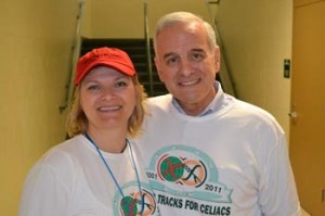 Wear your celiac or gluten-free shirt today!  Pictured:  me with MN Governor Dayton at a celiac fundraiser in May 2011.