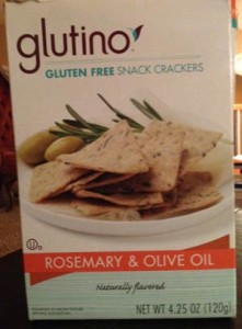 Glutino's Rosemary & Olive Oil Crackers