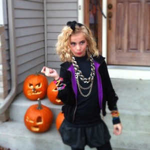 My other daughter, Grace, as Madonna in 2012