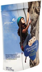 A bag instead of a box for the GF Girl Scout Cookies