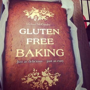 Photo of Gluten Free Baking book before I even got it out of the store