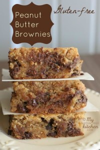 Gluten-Free Peanut Butter Brownies Photo: My Gluten-Free Kitchen