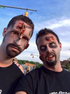 Some participants get into the Peru Zombie Walk! Photo courtesy: PeruZombieWalk.org