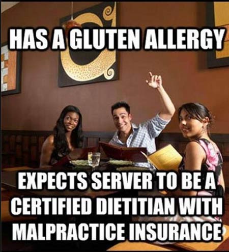 Should Servers Know All? What Do Gluten Free Eaters Expect in Restaurants?