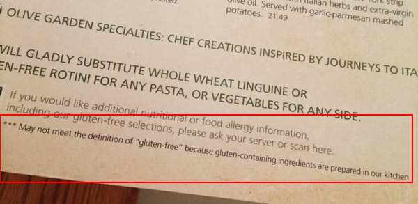 Updates On Fda Gluten Free Labeling Rule