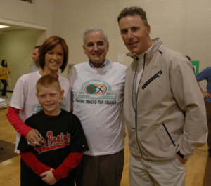 Honorary Chairmen Heidi Collins (pictured with son Reilly), Rich Gannon (right), and Governor Mark Dayton (center) in 2011