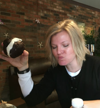 That's a big whoopie pie from Amie's Love